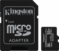 Kingston 32GB Canvas Select Plus microSDHC UHS-I CL10 memóriakártya + Adapter