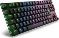 Sharkoon PureWriter TKL RGB Kailh Blue Gaming Mechanikus Billentyűzet US - Fekete