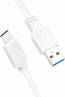 Logilink USB 3.2 Gen1 Type-A apa - USB-C apa Adat- és töltőkábel 0.15m - Fehér