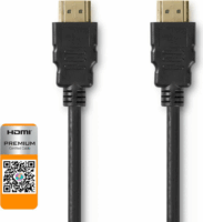Nedis HDMI - HDMI Premium nagy sebességű HDMI™ kábel Ethernet átvitellel 5m Fekete