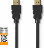Nedis HDMI - HDMI Premium nagy sebességű HDMI™ kábel Ethernet átvitellel 2m Fekete