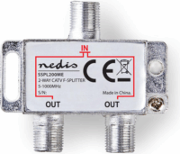 Nedis CATV antenna kábel F - elosztó 2 Kimenettel