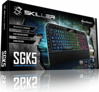 Sharkoon SKILLER SGK5 USB Gaming Mechanikus Billentyűzet US - Fekete