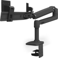 Ergotron 25" LX LCD Dual TV/Monitor asztali tartó kar - Fekete (2 kijelző)