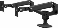 Ergotron 27" LX Dual Side-by-Side LCD TV/Monitor asztali dual tartó - Fekete (2 kijelző)