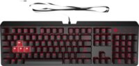 HP Omen Encoder USB Cherry MX Red Gaming Mechanikus Billentyűzet EN - Fekete