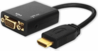 Savio HDMI apa - VGA anya adapter audio csatlakozóval