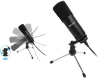 Sandberg Streamer mikrofon - Fekete