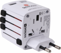 Skross WORLD Hálózati 2xUSB töltő (5V / 2.1A)