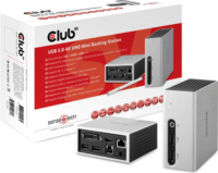 Club3D SenseVision USB 3.0 Mini Dokkoló állomás Ezüst