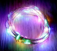 Iris LED fix fényű Fényfüzér 5m - Több színű