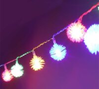 Iris Elemes LED Zúzmara Fényfüzér 5m - Több Színű