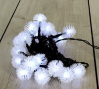 Iris Napelemes LED Zúzmara Fényfüzér 5m - Hideg Fehér