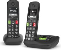 Gigaset E290A Duo Analóg Telefon - Fekete