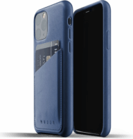 Mujjo Full Leather Wallet Apple iPhone 11 Pro Bőrtok - Kék