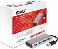 Club3D SenseVision USB 3.0 HUB (4 port) Szürke