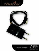 BlackBird Hálózati USB gyorstöltő + USB Type-C töltőkábel 1m - Fekete