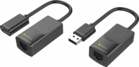 Techly IUSB-EXTENDTY2 USB 1.1 Extender UTP RJ45 Jeltovábbító 60m