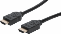 Manhattan HDMI v2.1 kábel Ethernet 2m Fekete