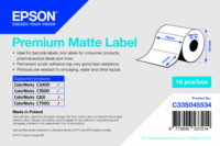 Epson 76 mm x 51 mm Címke tintasugaras nyomtatóhoz (650 db / telkercs)