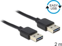 Delock EASY-USB 2.0 Összekötő kábel 2m - Fekete
