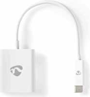 Nedis USB-C apa - HDMI anya Adapterkábel 0.2m Fehér