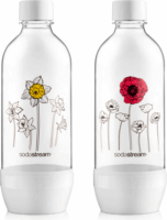 SodaStream BO DUO FUSE 1 liter műanyag palack (2db/csomag) - Virág mintás