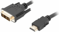 Lanberg HDMI - DVI-D(18+1) kábel 3m Fekete