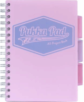 Pukka Pad Pastel Projekt Book 100 lapos A5 vonalas spirálfüzet vegyes szín