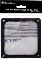 SilverStone FF123 120mm mágneses ventilátor porszűrő - Fekete