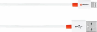 Skross USB A apa - Lightning apa Adat- és töltőkábel 1m - Fehér