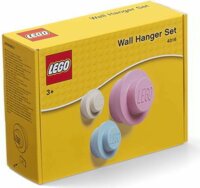 LEGO Classic Fali akasztó szett - Világoskék/Rózsaszín/Fehér