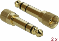 DeLOCK 6.35mm jack apa - 3.5mm jack apa Adapter