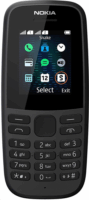 Nokia 105 (2019) Mobiltelefon - Fekete