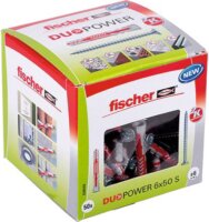 Fischer DUOPOWER 6x50 S LD Tipli csavarral (50db/csomag)