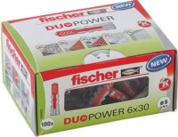 Fischer DUOPOWER 6x30 LD Tipli 100db/csomag)