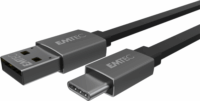 Emtec USB-C apa - USB-A apa töltőkábel 1.2m - Fekete