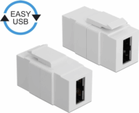 DeLOCK Easy USB 2.0 A anya - Easy USB 2.0 A anya Keystone-Modul Fehér