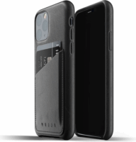 Mujjo Full Leather Wallet Apple iPhone 11 Pro Bőrtok - Fekete