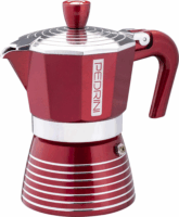 Pedrini Infinity 6 személyes kotyogós kávéfőző - Piros