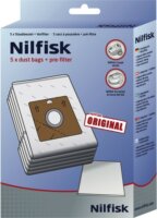 Nilfisk Coupè 78602600 Porzsák szűrővel (5 db/csomag + 1 db szűrő)
