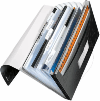 Leitz Wow A4 Harmonika mappa 6 rekeszes - Fekete