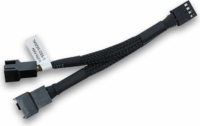 EKWB EK-Cable 4 Pin PWM Y tápkábel 0.1m - Fekete