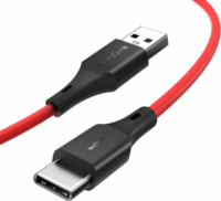BlitzWolf USB 2.0 - USB-C Adat- és töltőkábel 1.8m - Piros