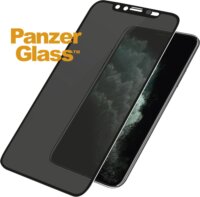 PanzerGlass™ Apple iPhone Xs Max / 11 Pro Max Tokbarát Edzett üveg kijelzővédő, kamera borítóval, betekintésgátló szűrővel, fekete kerettel