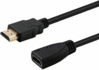 Savio HDMI hosszabbító kábel Ethernettel 1m Fekete