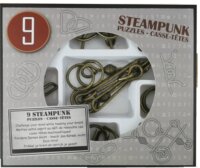 Eureka Steampunk Puzzle Set 9 darabos ördöglakat (angol) - Szürke