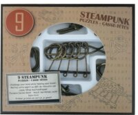 Eureka Steampunk Puzzle Set 9 darabos ördöglakat (angol) - Barna