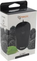 Sbox M-901B USB egér - Fekete