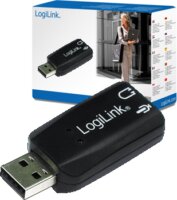 LogiLink USB2.0-s audió adapter/mikrofon jack dugó